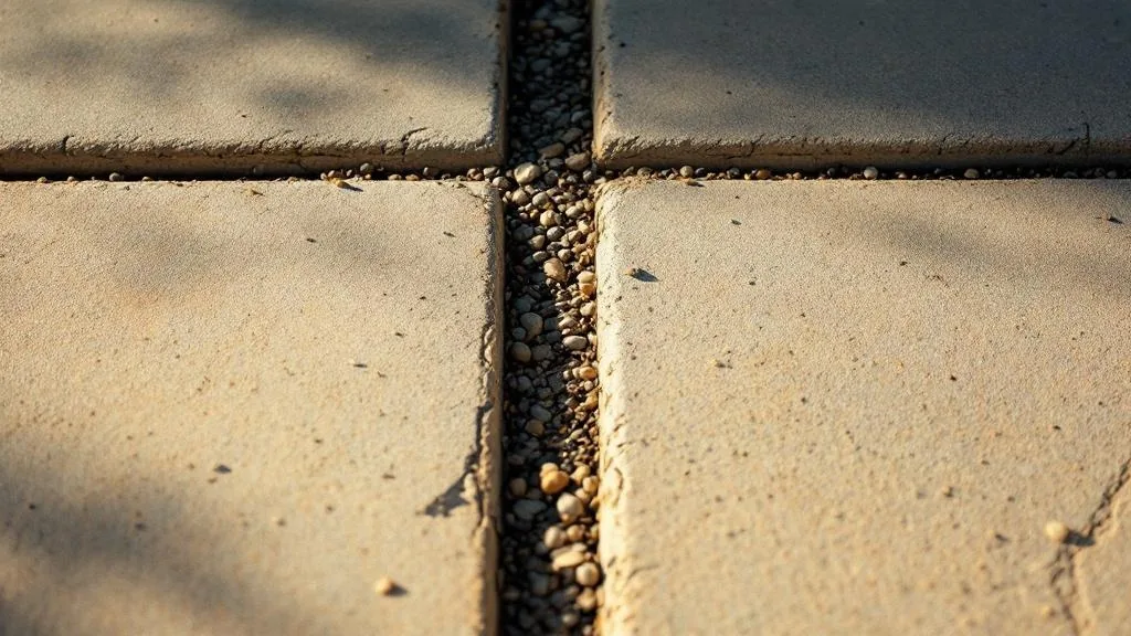 Two adjacent concrete sidewalk slabs with a vertical offset creating a trip hazard